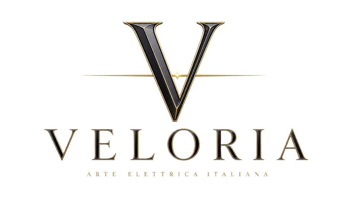Veloria mark, primary on light